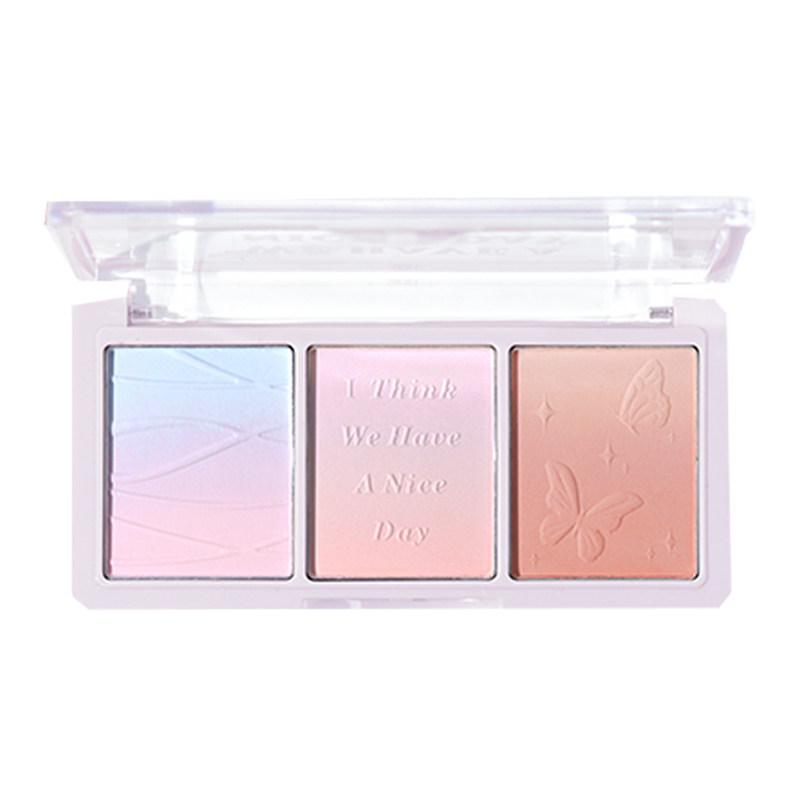 HOLD LIVE秘境花园三色腮红眼影腮紫腮蓝女修容蜜桃哑光提亮自然