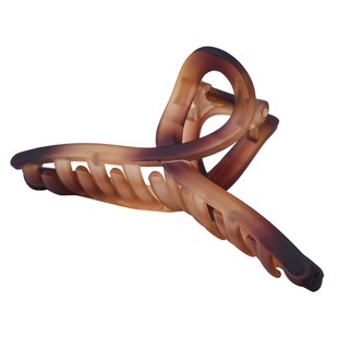 韩国发饰磨砂亚克力发抓夹高级感简约复古盘发夹后脑勺鲨鱼夹大码