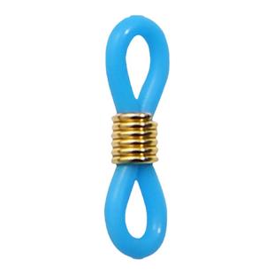 20个眼镜链硅胶圈金属备用接扣配件眼镜链子手工DIY防滑圈眼镜绳