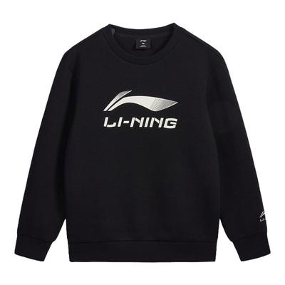 李宁儿童男童女童中大童圆领卫衣