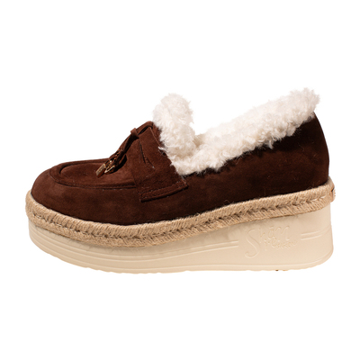 一脚蹬乐福鞋女2025新款小皮鞋