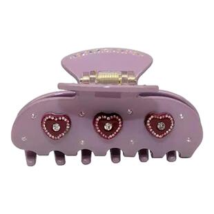 RTEP 定制emijay爱心草莓花朵樱桃醋酸抓夹镶钻中号ins小众鲨鱼夹