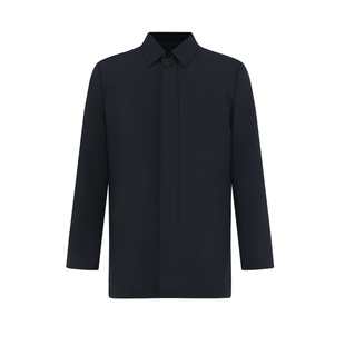 【品质鹅绒】迪柯尼春秋季男士经典商务翻领行政风衣羽绒服中长款