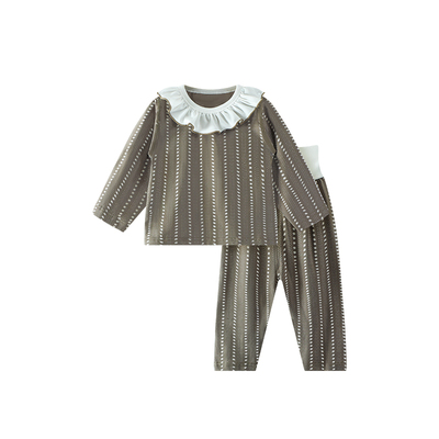 婴儿分体套装莫代尔棉春秋款