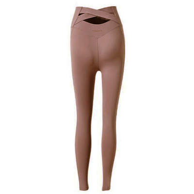 裸感悦爱莲瑜伽裤后背交叉蜜桃臀