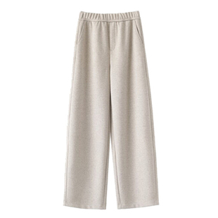 清仓不退换 海维恩2025冬季新款经典羊毛绒加热镰刀裤长腿裤2835