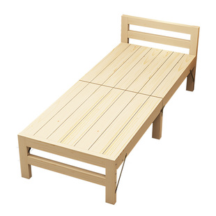 定做实木儿童床带护栏加宽床单人床拼床边床松木床架拼接床加宽床