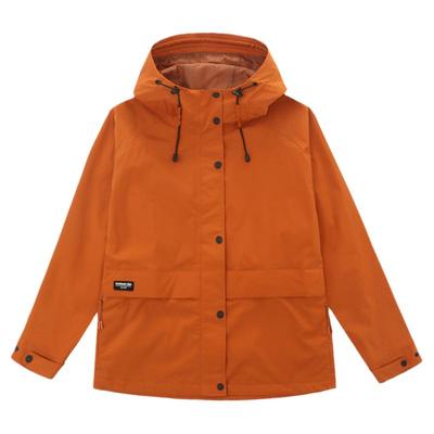 诺思山女春秋宽松短防水单层夹克