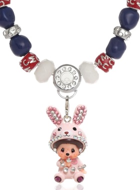 圆珠链女日韩风长款毛衣链