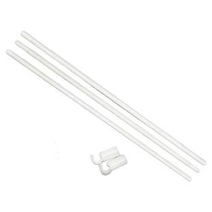 风扇横杆宿舍床帘家用蚊帐配件小吊扇杆微型电风扇挂杆1.5m1.8米