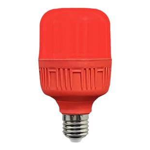 超亮LED红灯泡红光灯笼新春喜庆节能省电家用佛堂户外结婚彩色灯