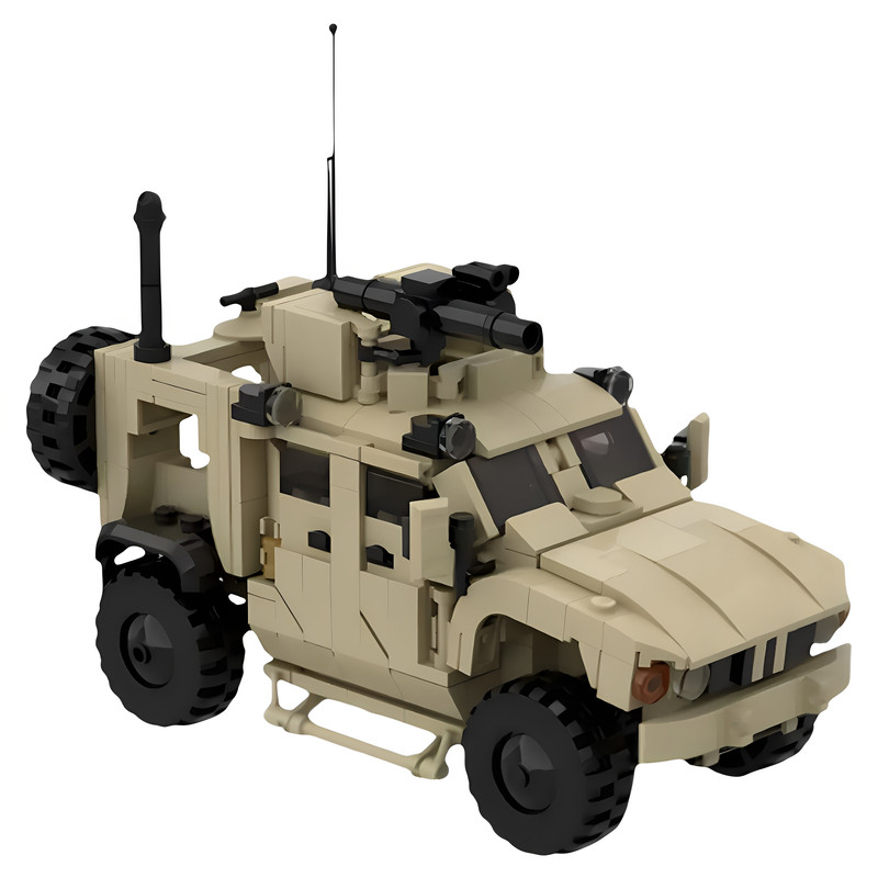 现货MOC-150189反地雷汽车积木