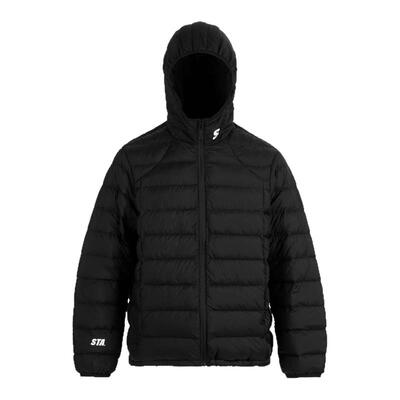 STA排骨修身90%鸭绒连帽羽绒服