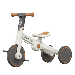 lecoco乐卡儿童三轮车脚踏车平衡车宝宝小孩多功能轻便自行车