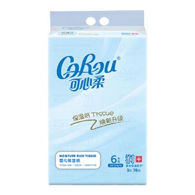 可心柔V9婴儿保湿78抽18包柔纸巾