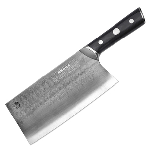 折影锻打鲲鹏系列DC53模具钢手工锻打斩切刀高硬度排骨砍刀斩鸡鸭