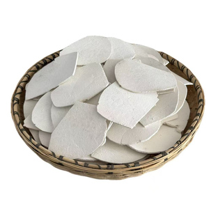 岳西大别山茯苓白碎片白茯苓粉大薄片茯苓块生切生晒无硫泡水煲汤