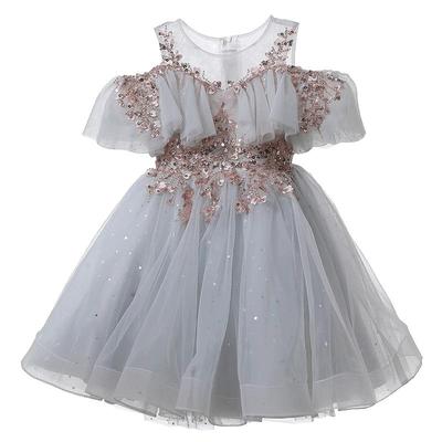 酷馨妮晚礼服女童洋气闪亮公主裙