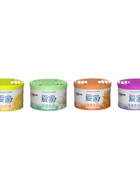 爱家固体空气清新剂88g卧室持久留香清香剂车用厕所除臭香薰留香