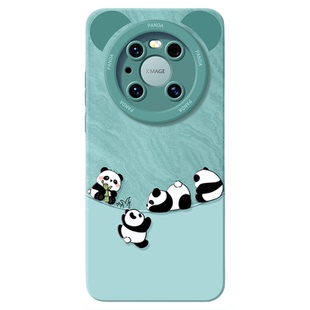 优思顿适用华为mate80手机壳新款70pro熊猫60硅胶80pro可爱70全包70pro+防摔40epo男女高级50外壳mate80pro套