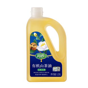 【官方正品】【爆款】润心有机生榨茶油1.25L 冷榨茶油清淡型