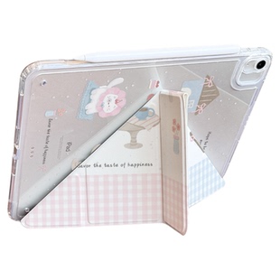 【无笔槽三+Y型】ipad11代保护壳适用于苹果MINI7平板A16保护壳10.2寸pro2024保护套防弯亚克力10.5/pro硬壳