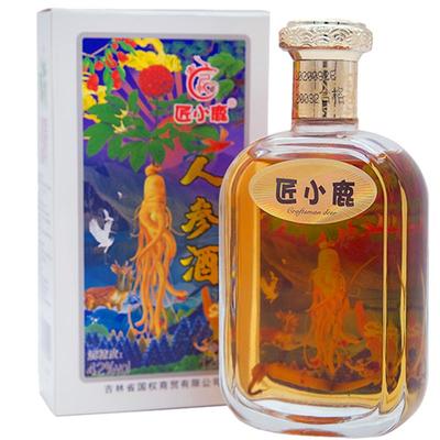 陈年小酒长白山人参酒125ml42度高粱酒6瓶整件鹿鞭酒礼盒破损包赔