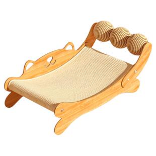 大号猫抓板猫窝一体耐磨不掉屑猫咪玩具猫抓球沙发躺椅猫爪板剑麻