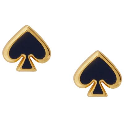 katespade迷你桃心耳钉