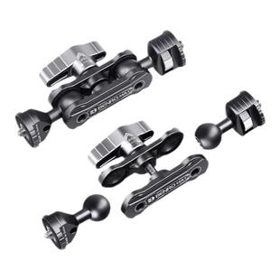 百诺BENRO快装怪手套件微单反相机兔笼接万向魔术手臂支架摄影灯配件GOPRO脚架转接件多组合监视器3寸7寸双头