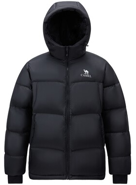 骆驼女装羽绒服连帽保暖面包服