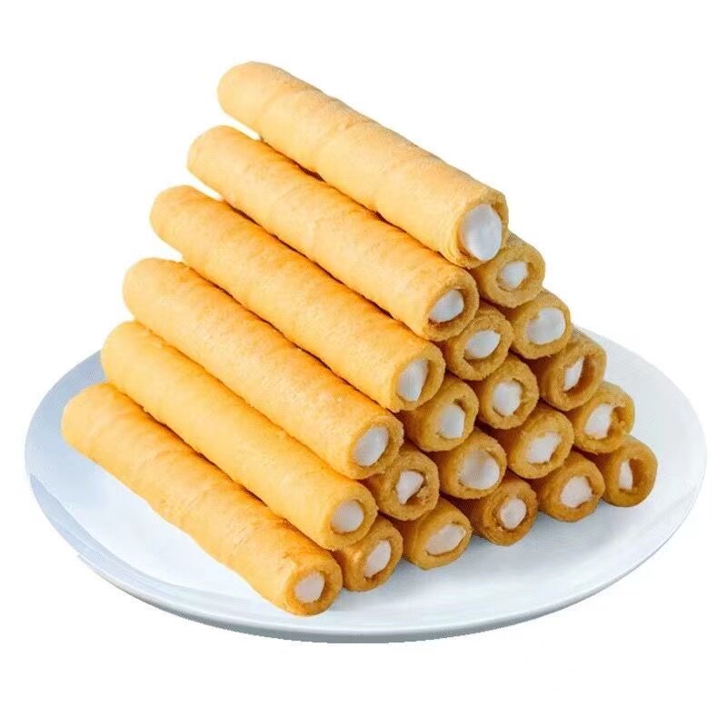 蛋酥卷网红爆款咸蛋黄椰奶浓郁注心脆卷饼干整箱鸡蛋卷休闲小零食
