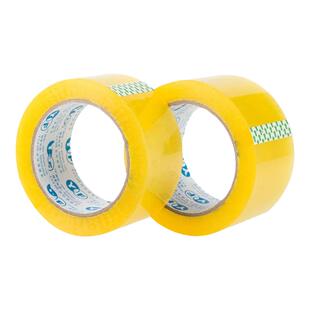 永丰封箱胶带 透明 快递打包胶带黄色 封口胶包装物流封箱胶包邮