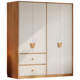 国补全实木儿童衣柜组合卧室储物柜男孩女孩定制衣橱家用收纳柜子