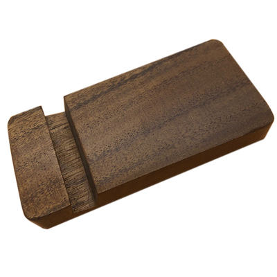 胡桃木手机支架免费刻字创意实木平板电脑桌面木质懒人通用手机座