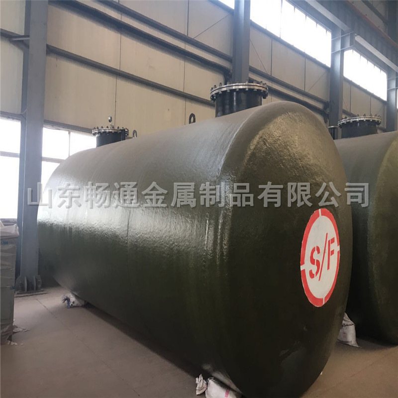 SF双层罐加工 加油站实体厂家双层油罐 30立方双层罐地埋式储油罐