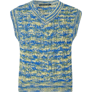 【折扣】Andersson Bell 秋冬男绞花混纺背心马甲针织衫