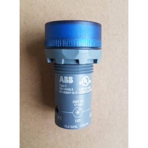 议价原装ABB蓝色按钮指示灯  CL2-523L   AC230V