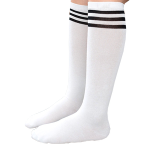 儿童足球袜过膝夏季薄款学院男童女童中筒袜子网眼透气学生长筒袜