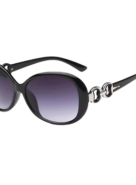 1105lab复古时髦黑紫色大框千禧年镜腿墨镜vintage古早y2k太阳镜