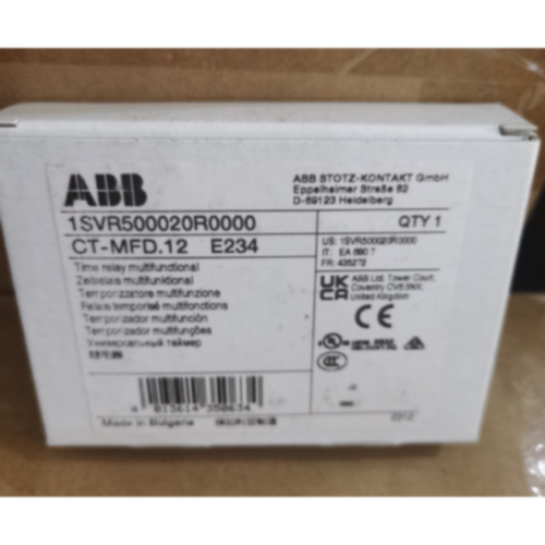 议价原装ABB延时继电器  CT-MFD.12， multifunction，0.05s-100h