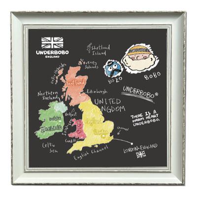 UNDERBOBO背景墙刺绣挂画装饰画