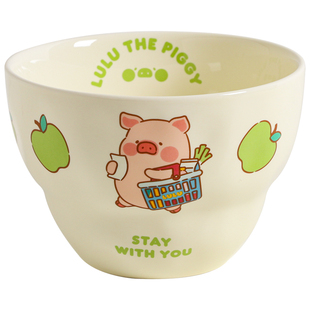 川岛屋&lulu猪联名 拉面碗家用2026新款漂亮汤面碗泡面碗汤碗大碗