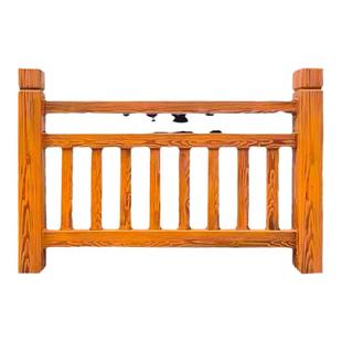 水泥仿木护栏农村户外栏杆钢筋混凝土护栏防撞立柱仿石仿树藤围栏