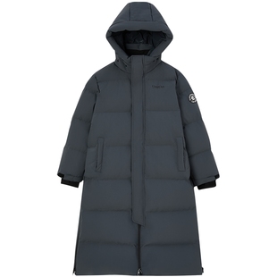 【90羽绒】eland kids衣恋童装男女童长款羽绒服冬大童连帽