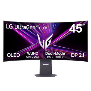 LG 45GX950B 5K165HZ双模OLED曲面显示器电竞游戏屏幕DP2.1带鱼屏