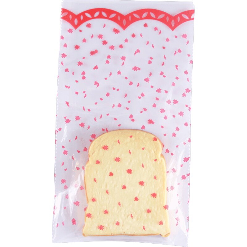新创美达 面包袋 烘焙糕点袋 西点饼干袋 曲奇蛋卷食品面包包装袋