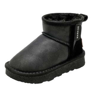 回力童鞋男童加绒雪地靴2025冬季新款儿童保暖大棉鞋女童流行冬靴