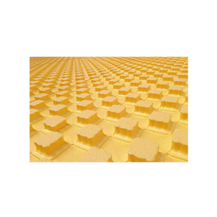 绿羽地暖模块 蘑菇板干铺免回填超薄地暖 地暖全套设备壁挂炉采暖