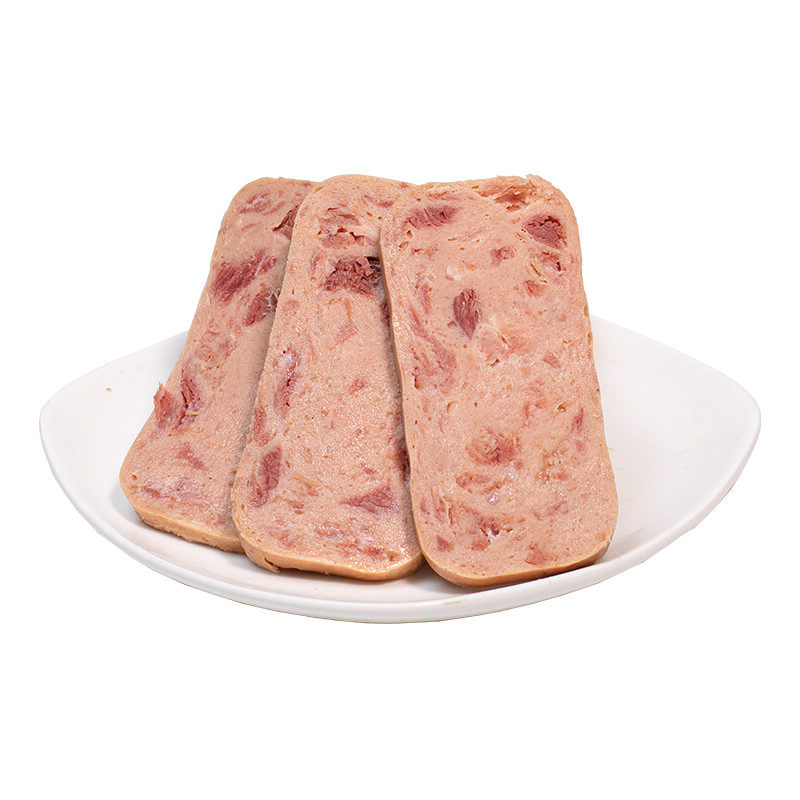 清仓商用大块午餐肉独立包装猪肉火腿即食肉罐头火锅三明治速食品